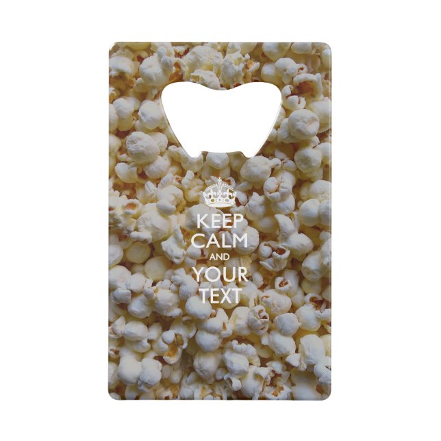 Personalised KEEP CALM AND Your Text on Popcorn (Front)