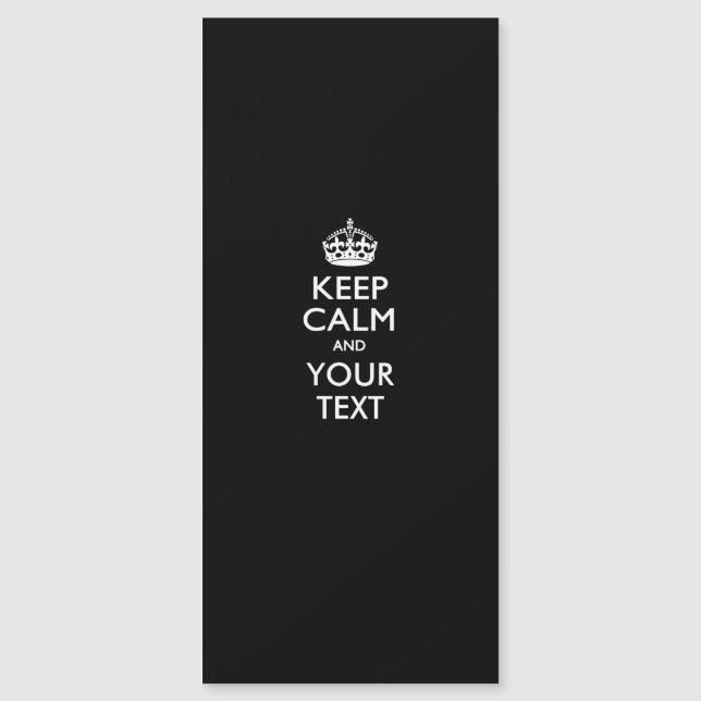 Personalised KEEP CALM Change Background Colour (Front)