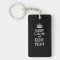 Personalised KEEP CALM Your Text on Black