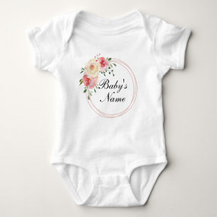Personalised Keepsake Baby Name  Baby Bodysuit