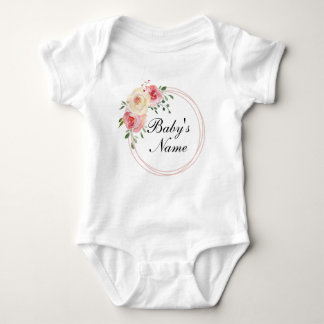 Personalised Keepsake Baby Name  Baby Bodysuit