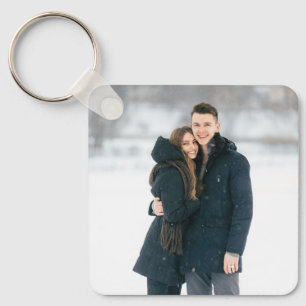 Personalised Keepsake Couple Photo Key Ring