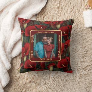 Personalised Keepsake Wedding Anniversary  Throw  Cushion