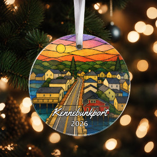 Personalised Kennebunkport Acrylic Ornament, Custo Ornament