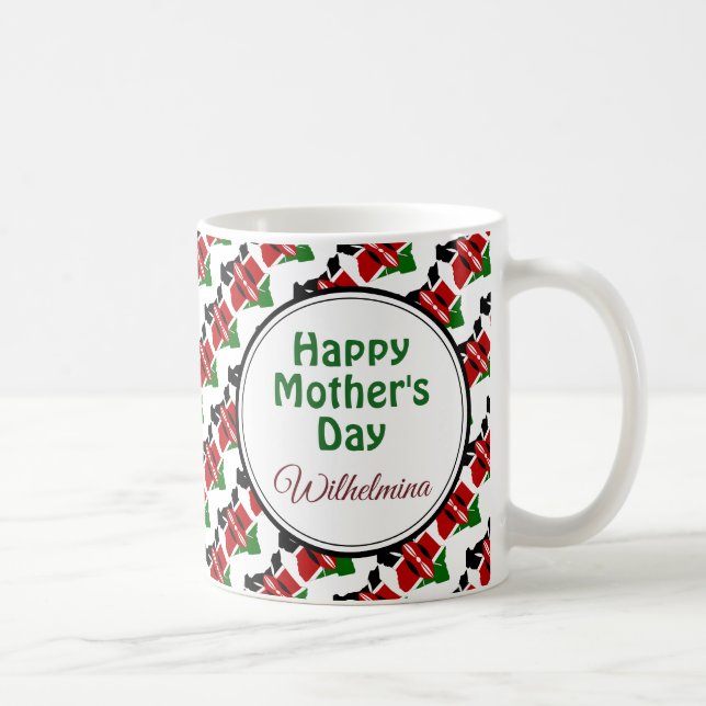 Personalised KENYA FLAG Proverbs 31 Coffee Mug (Right)