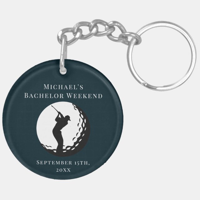 Personalised Key Chain | Bachelor Golf Weekend (Back Left)