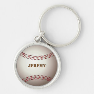 personalised keychain baseball sports custom