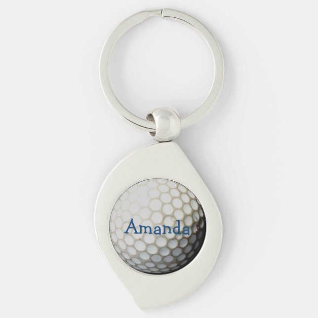 personalised keychain for golfers (Front)