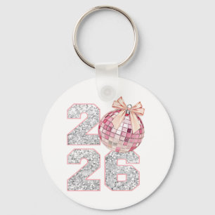 Personalised Keychain-Happy New Year 2026 Key Ring