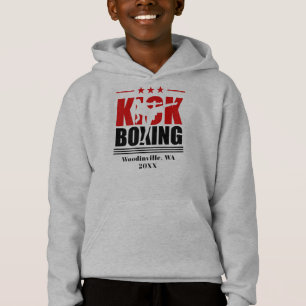 Personalised Kick Boxing Boxer Location Date Name