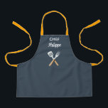 Personalised kid apron, custom name kid apron<br><div class="desc">Personalised apron, custom name apron. Whether you are cooking at home, hosting a summer BBQ, or creating arts & crafts- do so in style with our fully customisable aprons! Made of a top quality polyester, our fully sublimation designs will definitely make a great impression on your guests. Available in 3...</div>