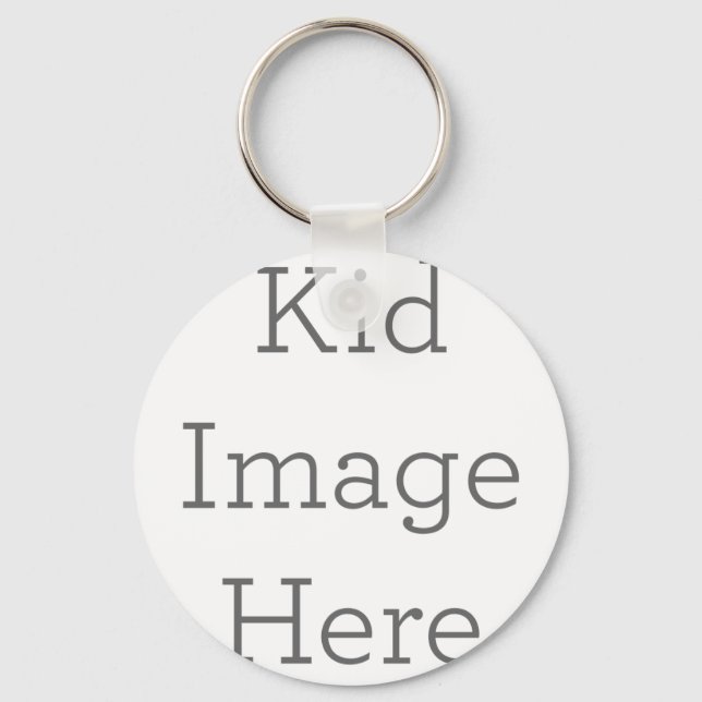 Metal Circle Keychain, 5.08 cm (Front)