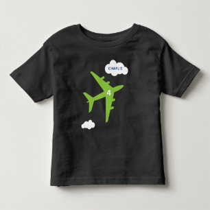 Personalised kid's aeroplane birthday party t-shir toddler T-Shirt