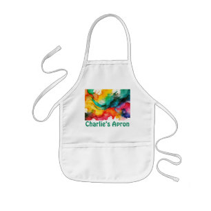 Personalised kids apron