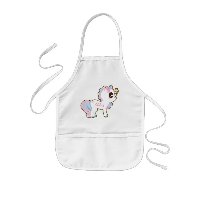 Personalised Kids Apron/Unicorn Apron (Front)