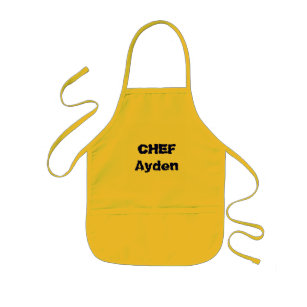 Personalised Kid's Aprons Add your name or message