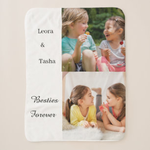 Personalised Kids Best Friends Photo Blanket