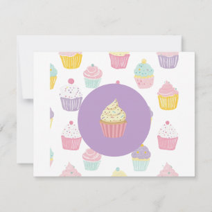 personalised kids birthday cupcake design