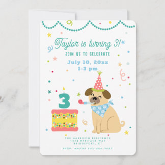 Personalised Kids Birthday Invitation