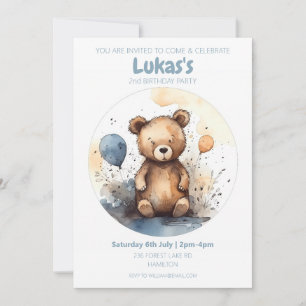 Personalised Kids Birthday Party Invitation