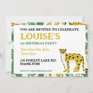 Personalised Kids Birthday Party Invitation