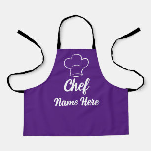 Personalised Kids Children Chef Name Custom Baking Apron