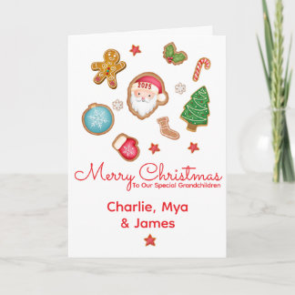 Personalised Kids’ Christmas Card | Cute Festive D
