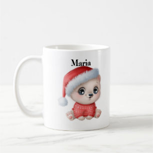 Personalised Kids Christmas Coffee Mug