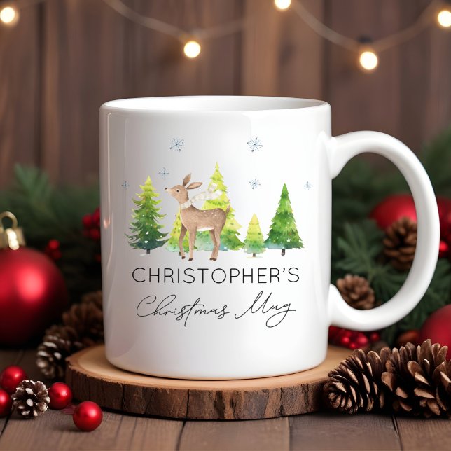 Personalised Kids Christmas Cute Hot Coco Mug (Creator Uploaded)
