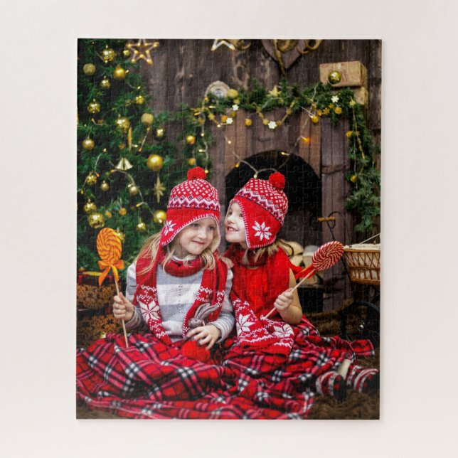 Personalised Kids Christmas Photo 520 pc Puzzle (Vertical)