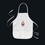 Personalised Kids Cooking Baking Cupcake Monogram Kids Apron<br><div class="desc">Personalised Kids Cooking Baking Cupcake Monogram</div>