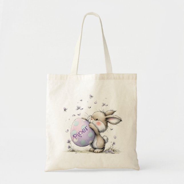 Personalised Kids Easter Tote Bag (Front)