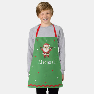 Personalised Kids Festive Christmas Baking  Apron