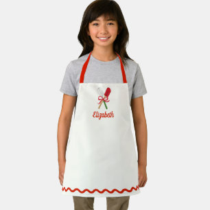Personalised Kids Holiday Baking  Apron