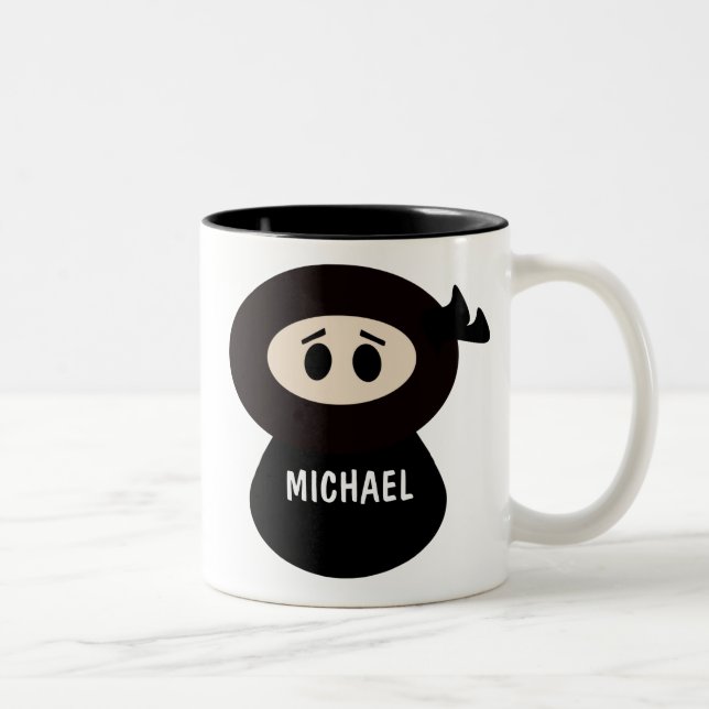 Personalised Kids Ninja Mug (Right)