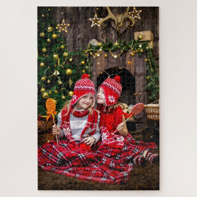 Personalised Kids Photo Christmas1014 Piece Puzzle (Vertical)