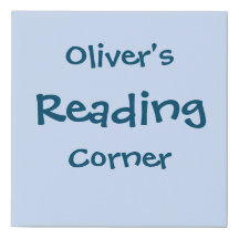 Personalised Kids' Reading Corner Wall Sign