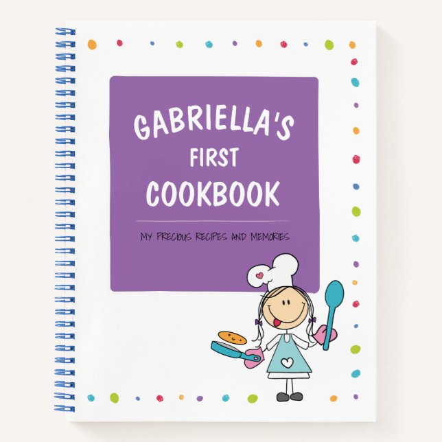 Personalised kids recipe book (Front)