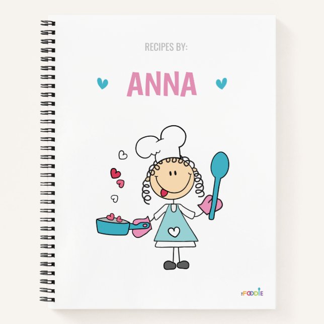 Personalised kids recipe book (Front)