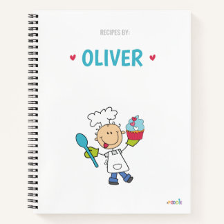 Personalised kids recipe book