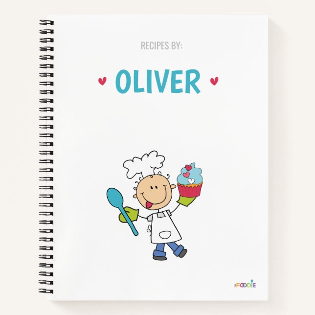 Personalised kids recipe book (Front)