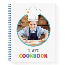 Personalised Kids Recipe Book (Your Photo) 