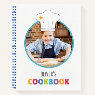 Personalised Kids Recipe Book (Your Photo) 