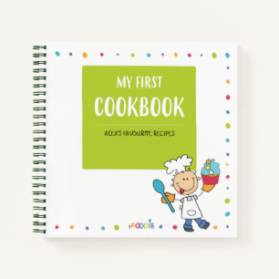 Personalised Kids Recipe Notebook
