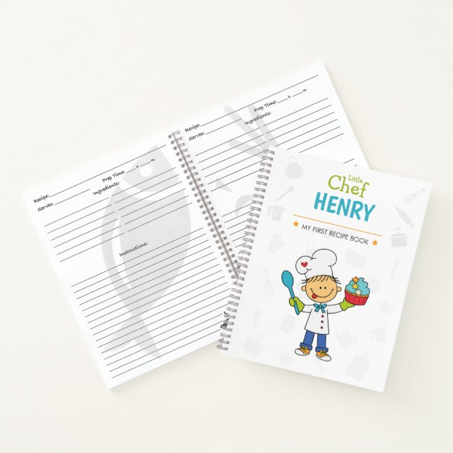 Personalised Kids Recipe Notebook (Inside)