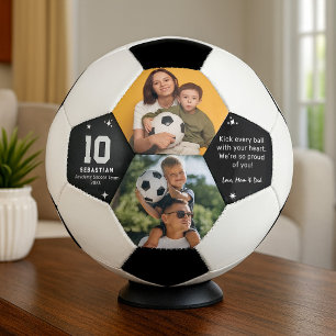 Personalised Kids Soccer Photo and Custom Message Ball