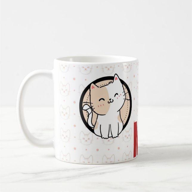 Personalised Kids Superhero Mug – Custom Name Gift (Left)