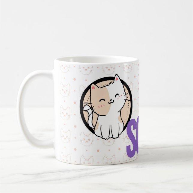 Personalised Kids Superhero Mug – Custom Name Gift (Left)
