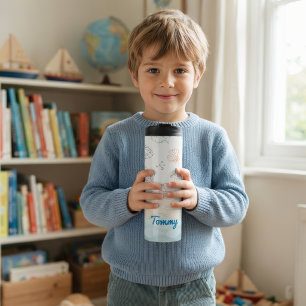 Personalised Kids Water Bottle – Ocean Theme