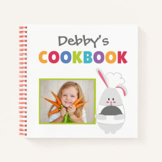 Personalised Kids's Memory Cookbook (Add Photo) No Notebook